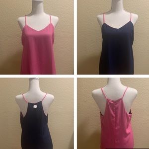 Reversible Pink and Blue Candie’s Tank Top